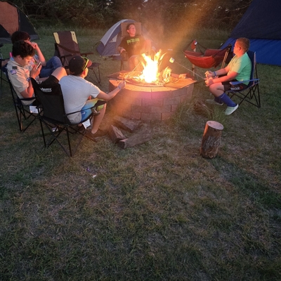 Cooking around the campfire