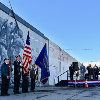 Veteran's Mural Dedication Ceremony