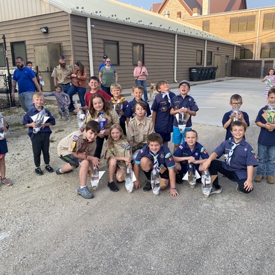Pack 55 graduation - on to the next ranks!