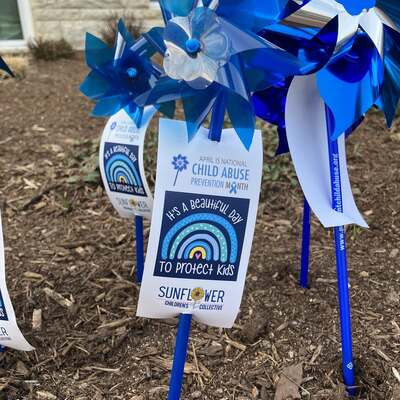 April 2025 Child Abuse Awareness Month Pinwheels