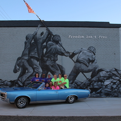 BPW/Clay Center members on Friday evening before the car show