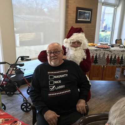 Here comes Santa Claus