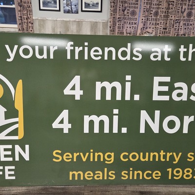 Updated sign for HWY 24